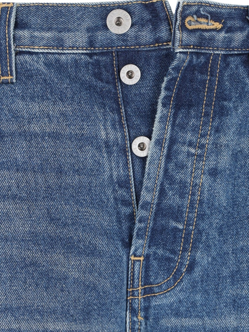 Interior High-Waisted Wide-Leg Jeans