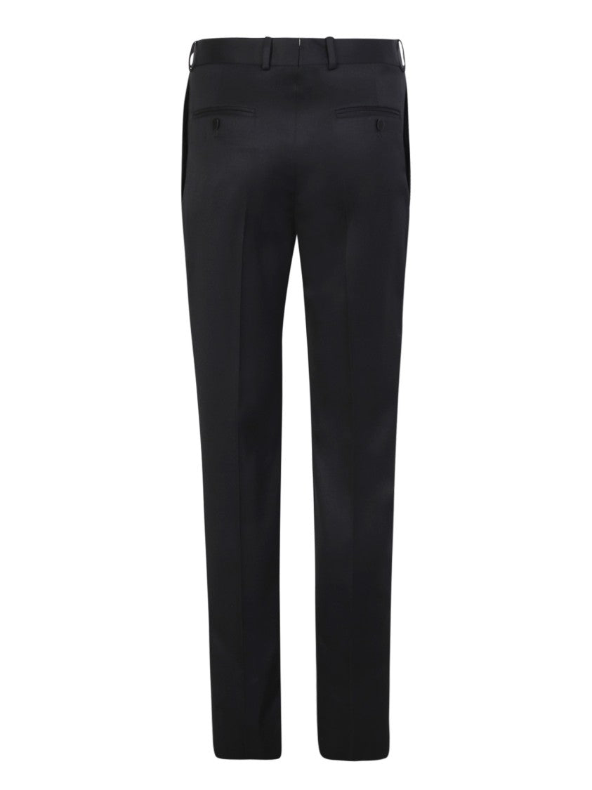 Alexander Mcqueen Black Wool Trousers