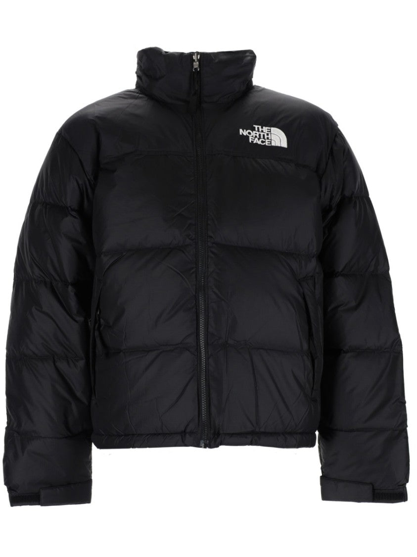 The North Face Boxy Cropped Puffer Jacket With High Collar And Adjustable Cuffs