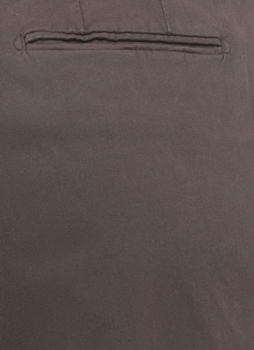 Briglia 1949 Brown Jeangw Cotton-Blend Straight-Leg Pants