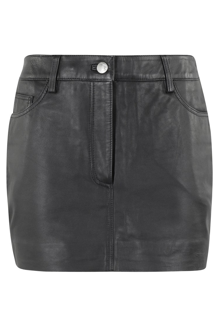 Remain Leather Mini Skirt
