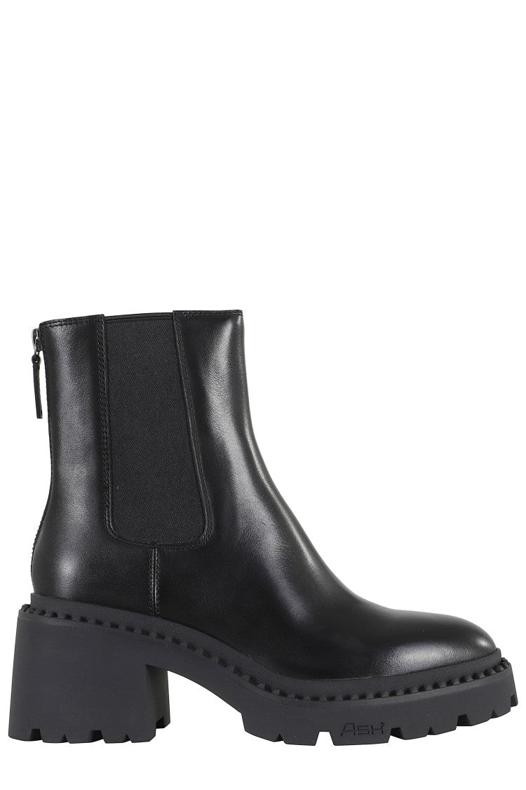 Ash Newton Ankle Boot In Smooth Leather