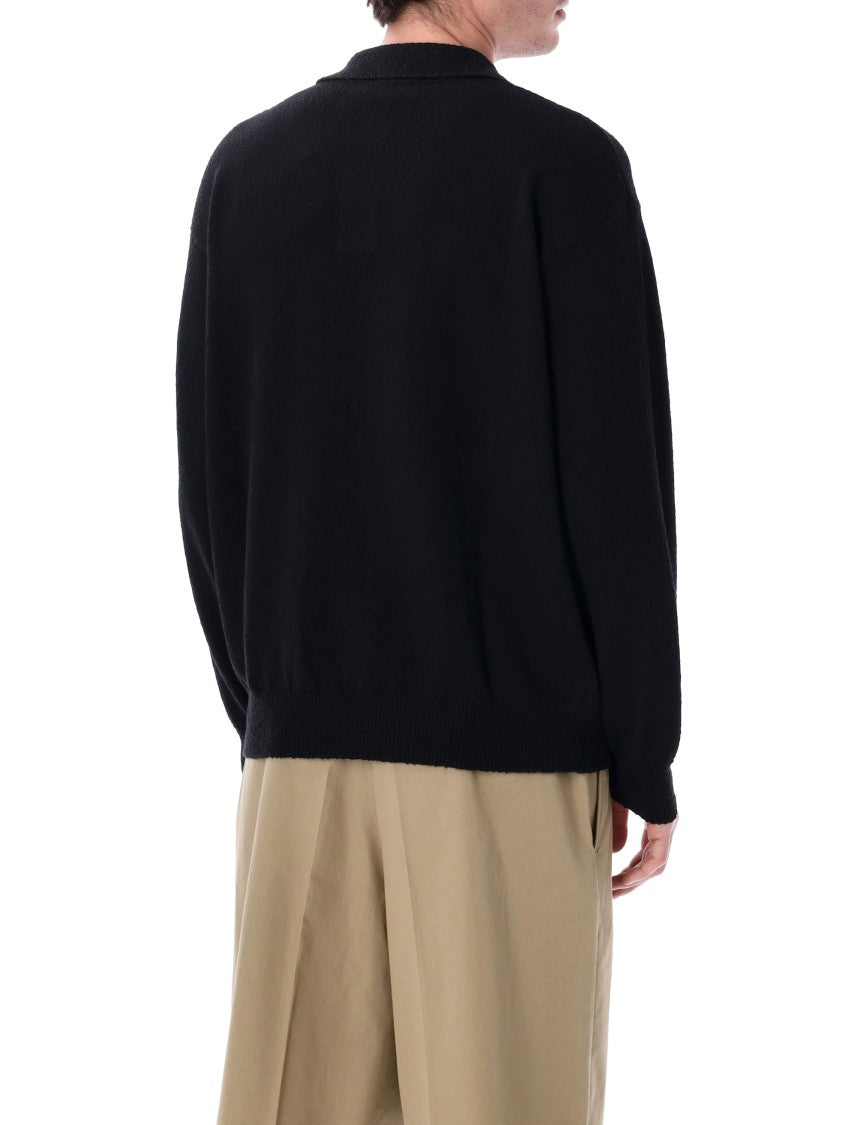 Roberto Collina Irregular Texture Cotton Polo