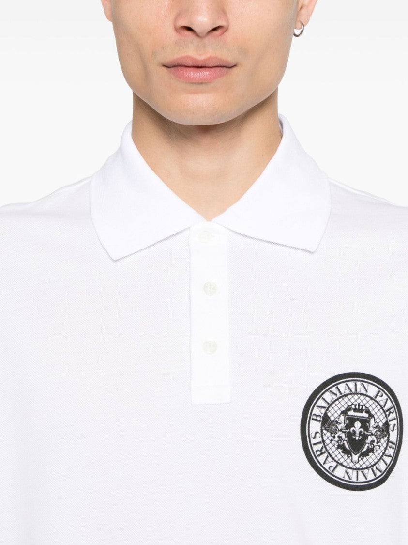 Balmain Classic Short-Sleeved Polo Shirt