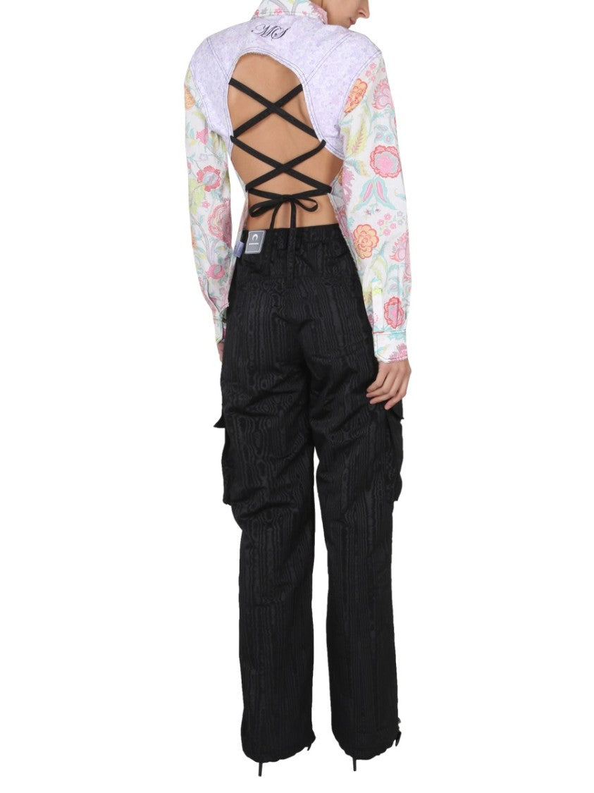 Marine Serre Floral Print Shirt