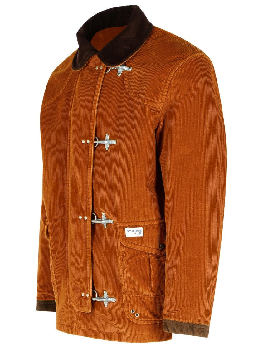 Fay Rust Cotton Jacket