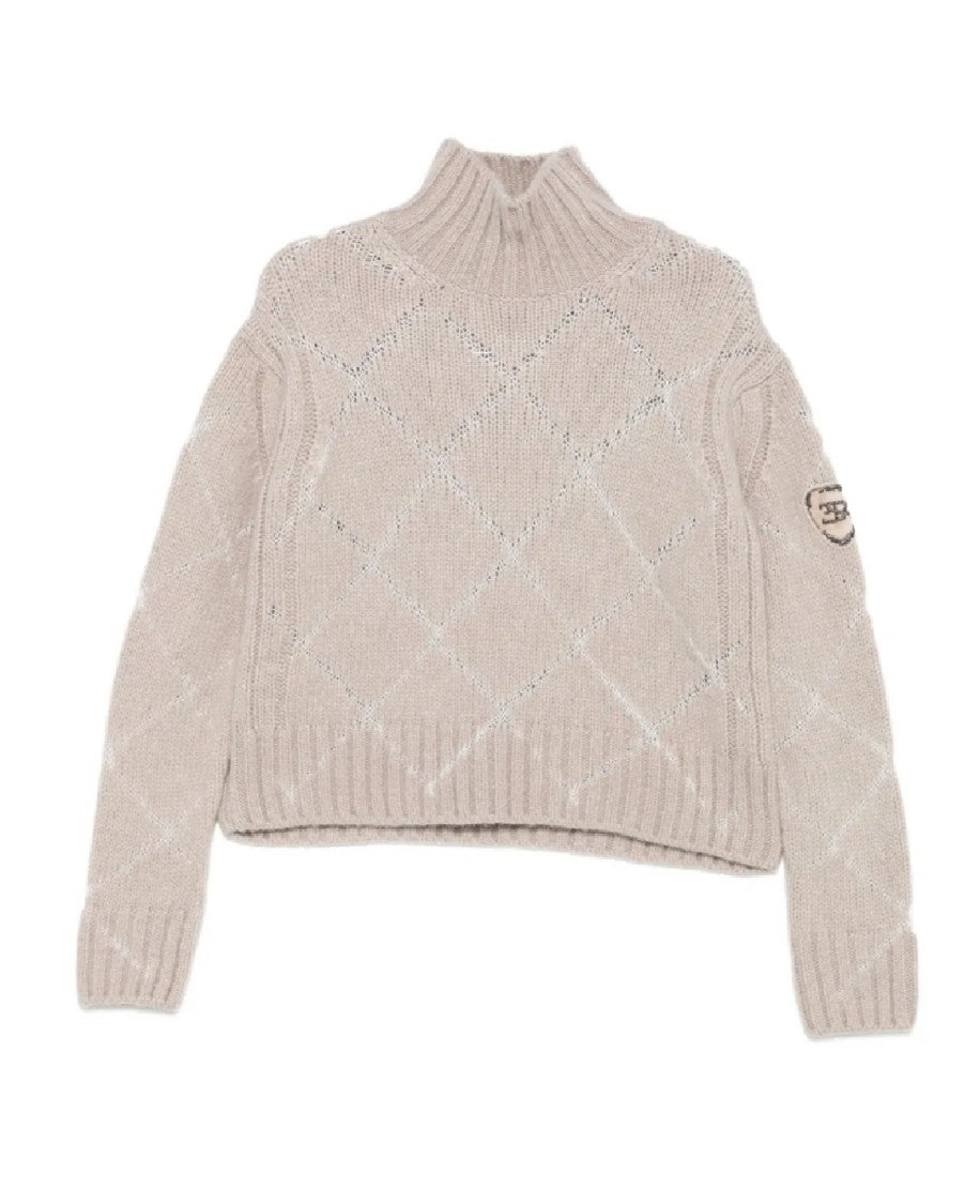 Ermanno Scervino Long Sleeve Turtleneck Sweater