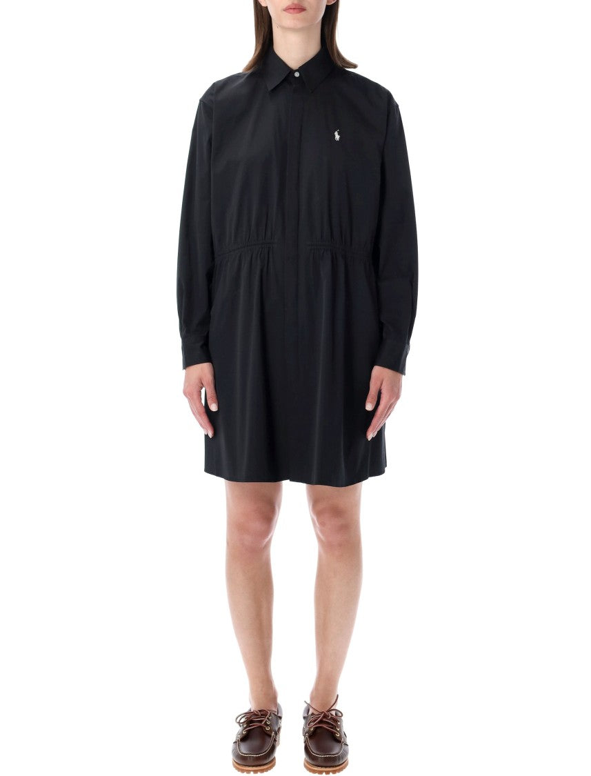 Polo Ralph Lauren Popleine Shirt Mini Dress String Dress