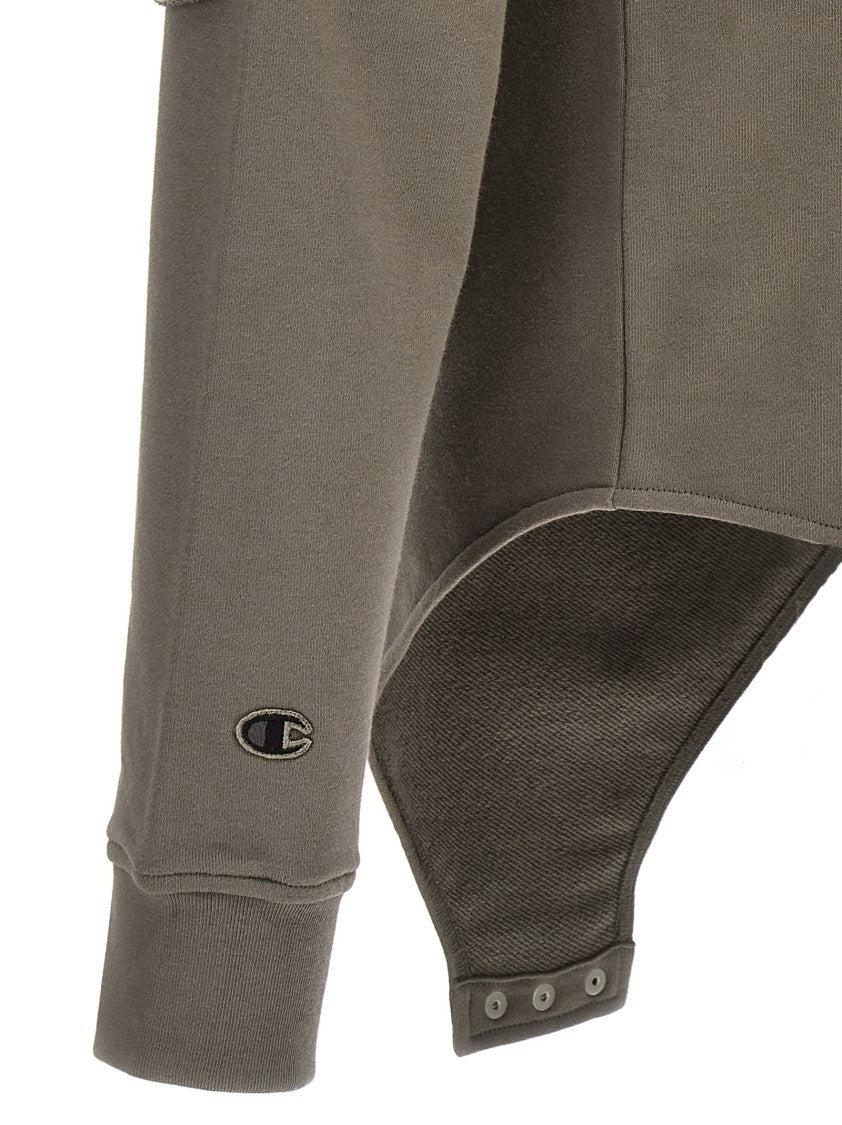 Rick Owens Champion X  Hooded Bodysuit