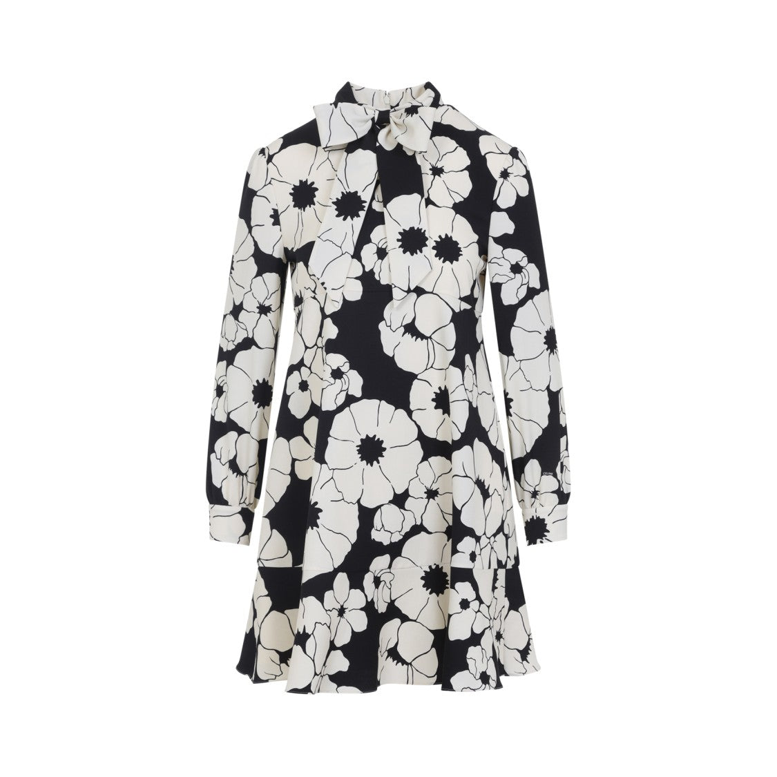 Celine Black Virgin Wool Dress