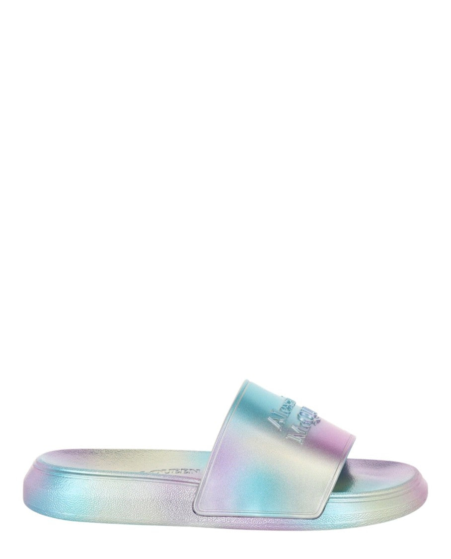 Alexander Mcqueen Iridescent Logo Slides