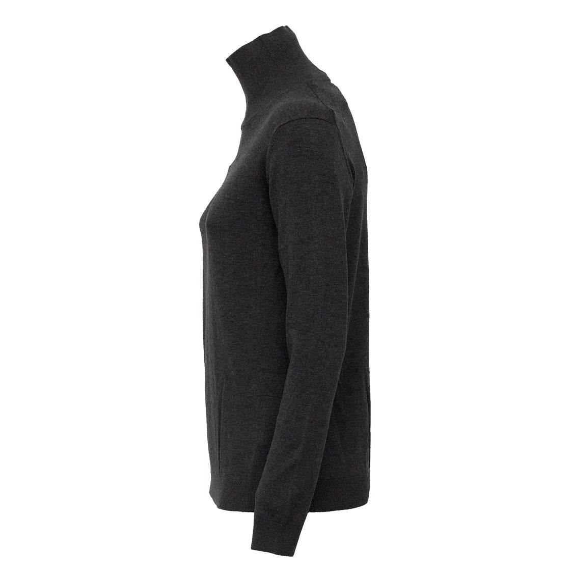 Max Mara Silk-Wool Blend Turtleneck Knit Sweater