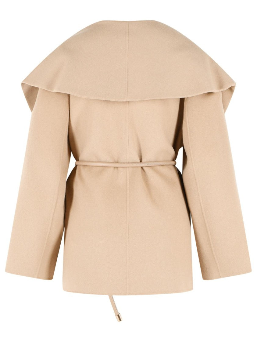 Sportmax 'Uguale' Brown Virgin Wool Jacket