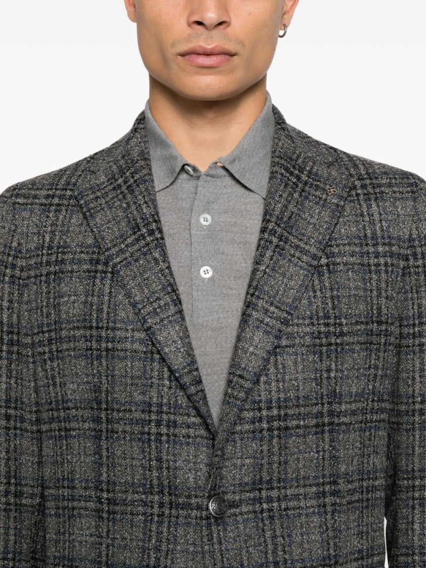Tagliatore Classic Tailored Men's Jacket With Structured Shoulders
