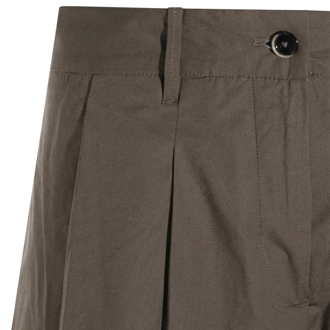 Nine In The Morning High Waist Straight-Leg Trousers With Pleated Waistband