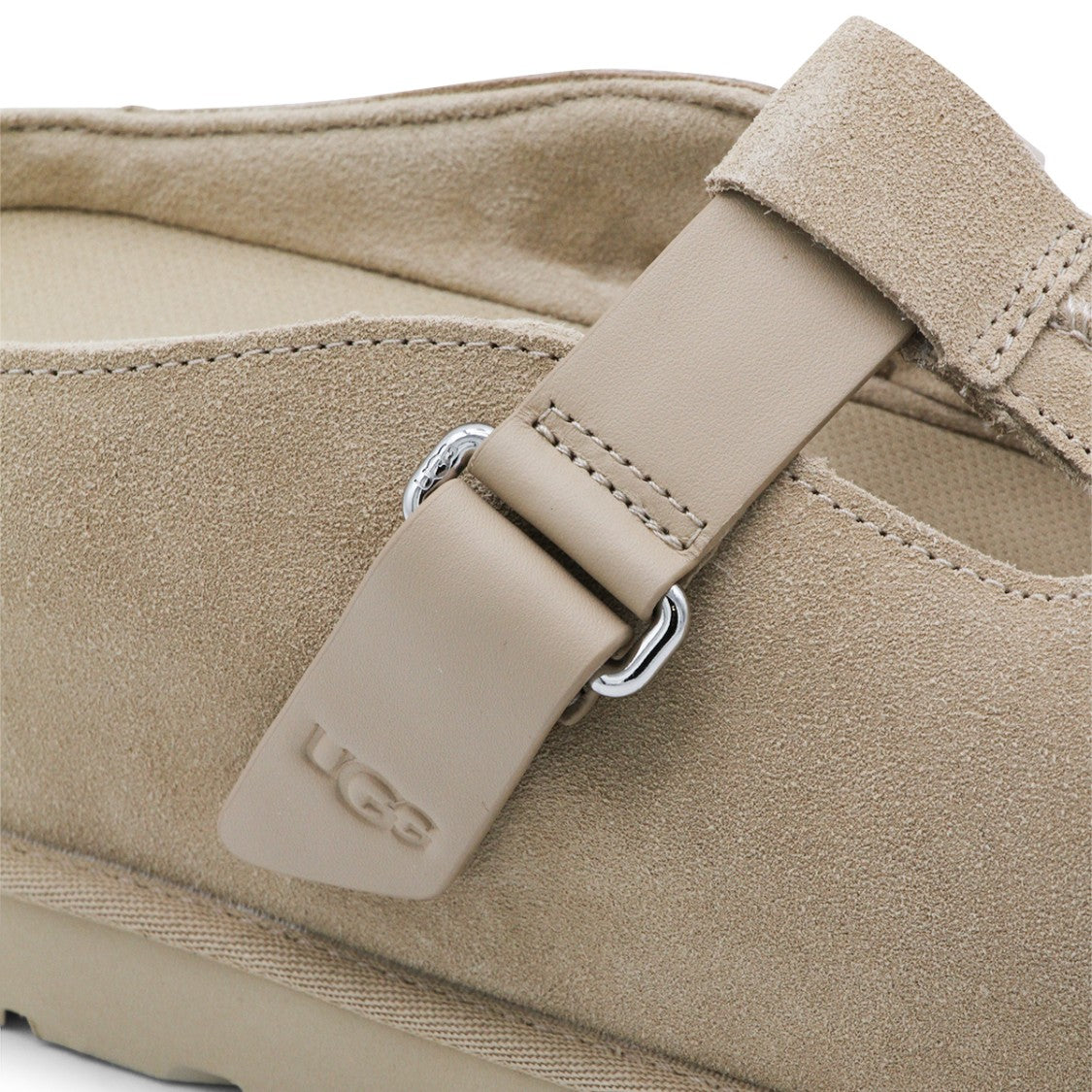 Ugg Closed-Toe Sandals With Soft Suede Upper