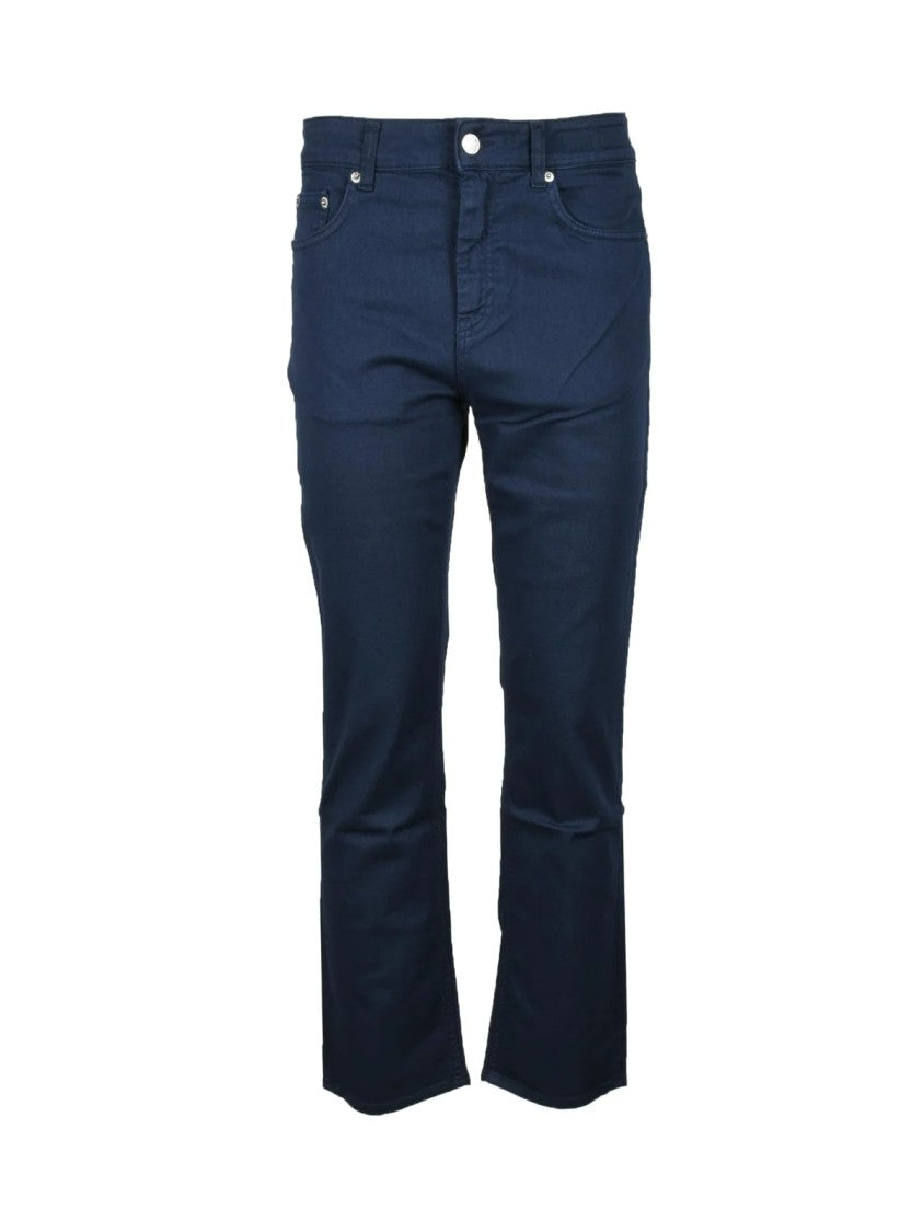 Department 5 Blue Cotton-Blend Stretch Jeans