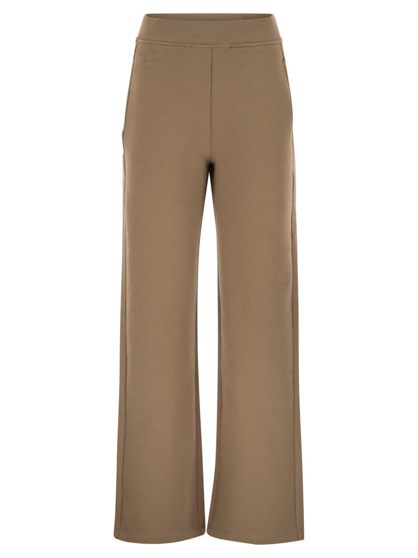Max Mara Pompeo - Cotton Trousers With Logo
