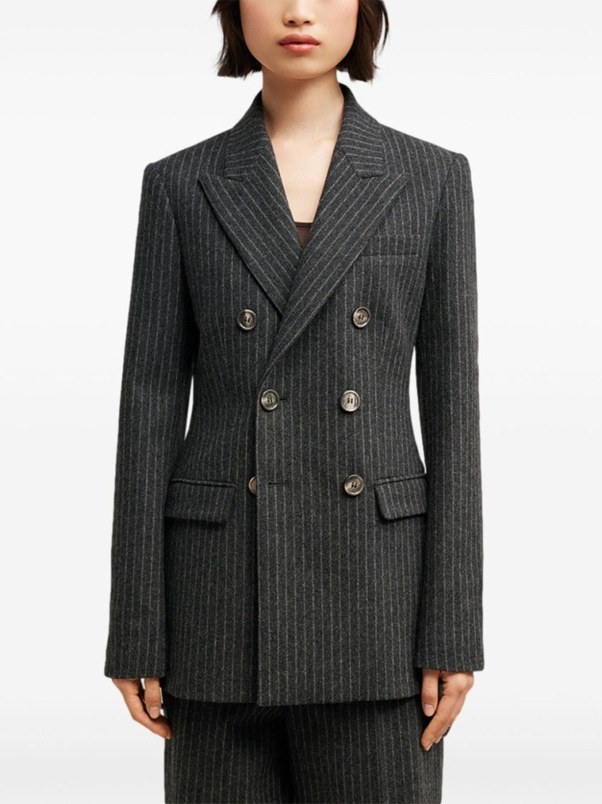 Ami Double Breasted Wool Coat