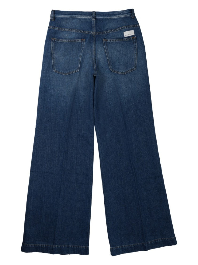 Nine In The Morning V40 Viscose-Blend Palazzo Jeans