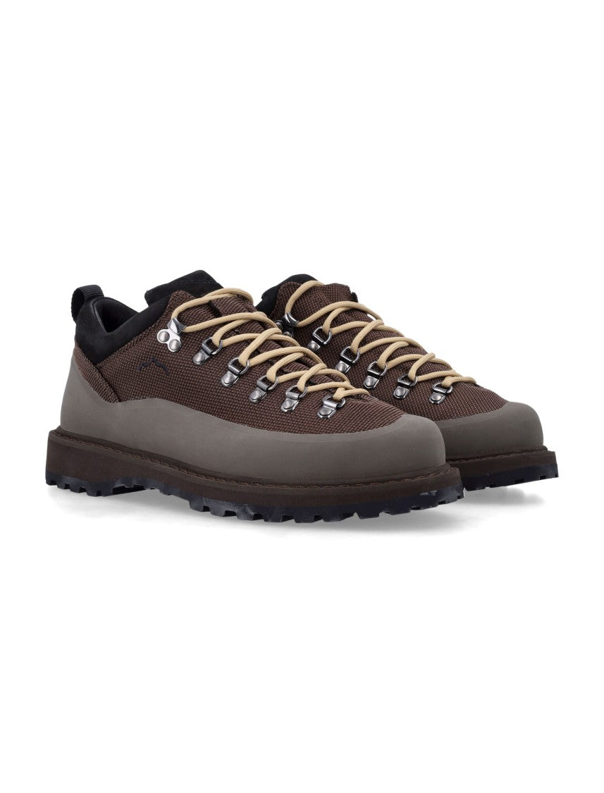 Diemme Brown Technical Rubber Low-Top Sneakers