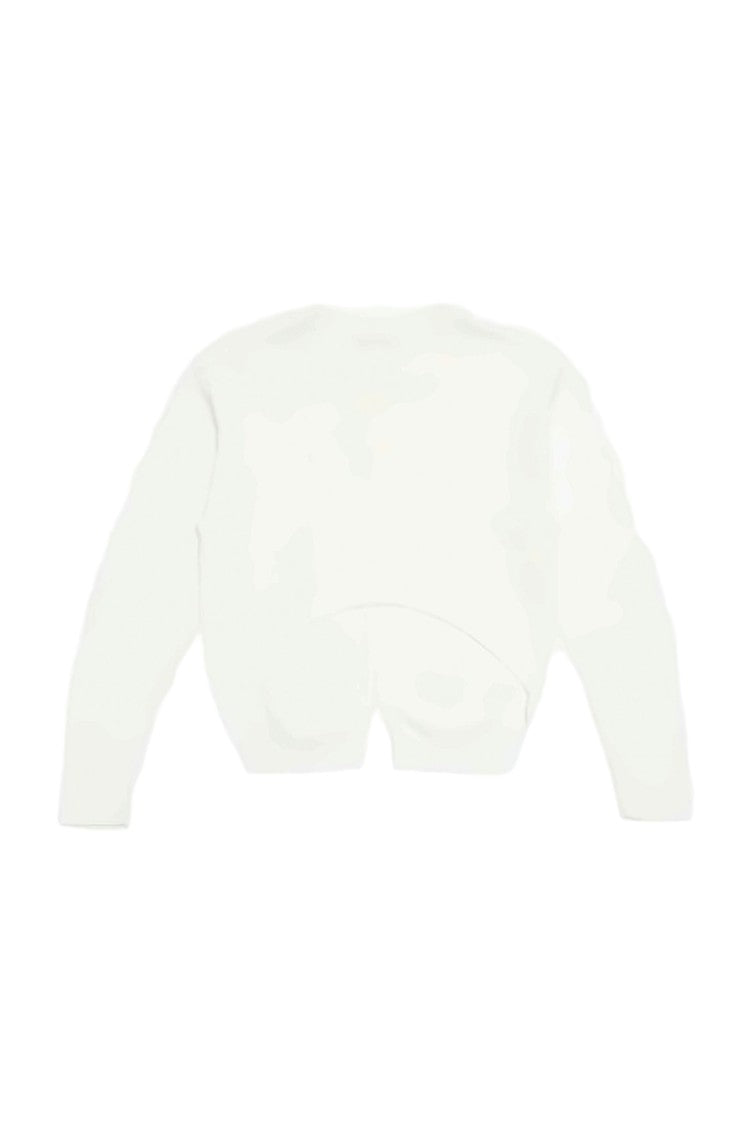 Amomento Cropped Cardigan With Front Zipper