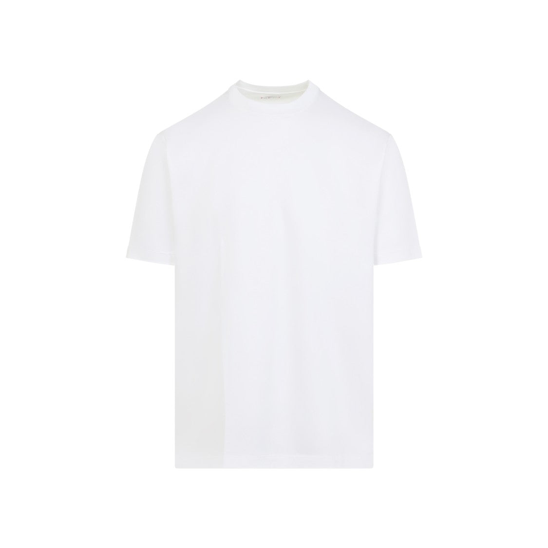 Kiton Milano White Cotton T-Shirt