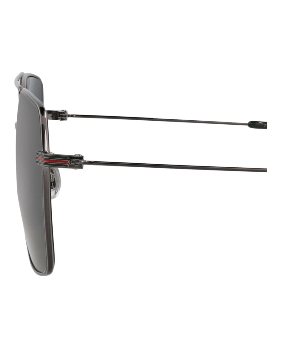 Gucci Aviator-Frame Metal Sunglasses With Adjustable Nose Pads