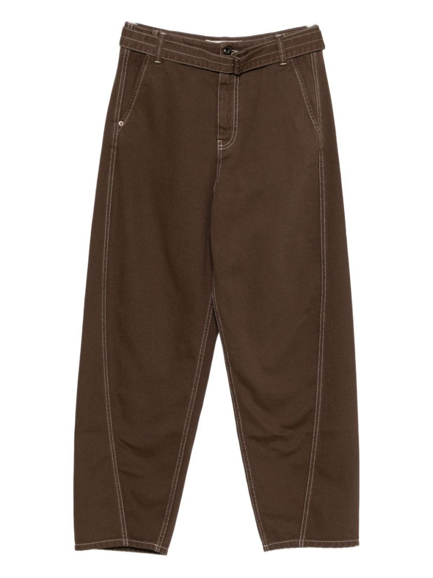 Semi Couture Relaxed Fit Brown Jeans