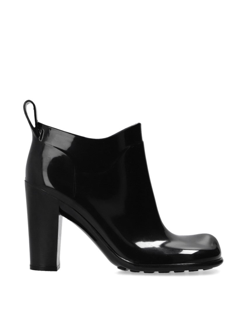 Bottega Veneta Shine Square Toe Ankle Boots