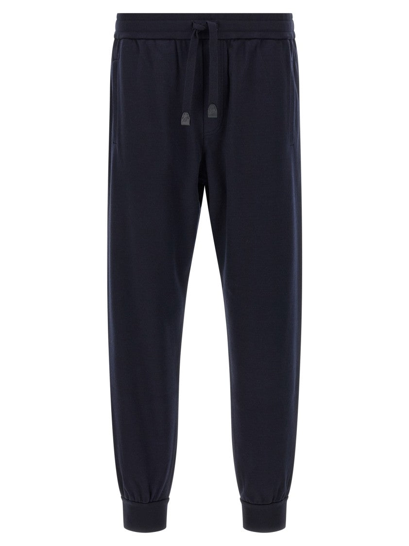 Brioni Cotton And Cashmere Joggers