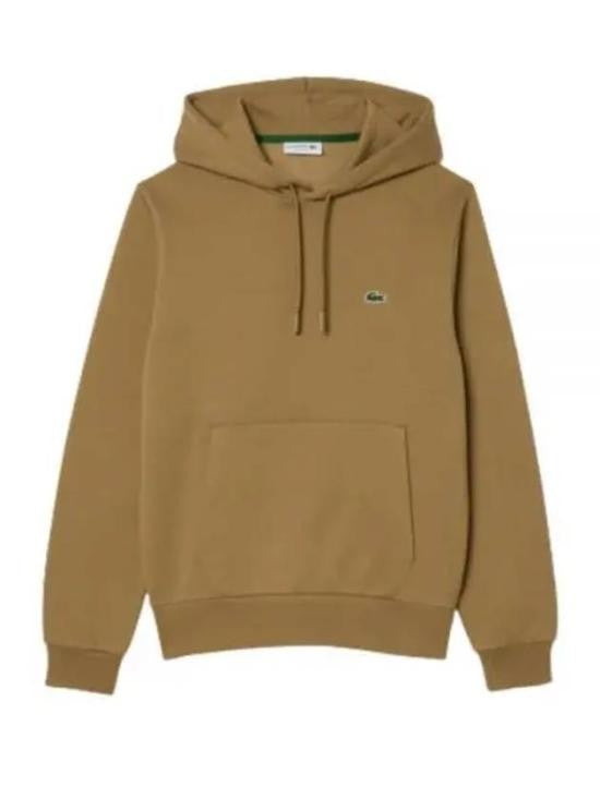 Lacoste Pullover Hoodie With Kangaroo Pocket And Drawstring Hood