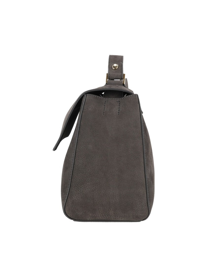 Claudio Orciani Sveva Nabucco Small Nubuck Leather Handbag