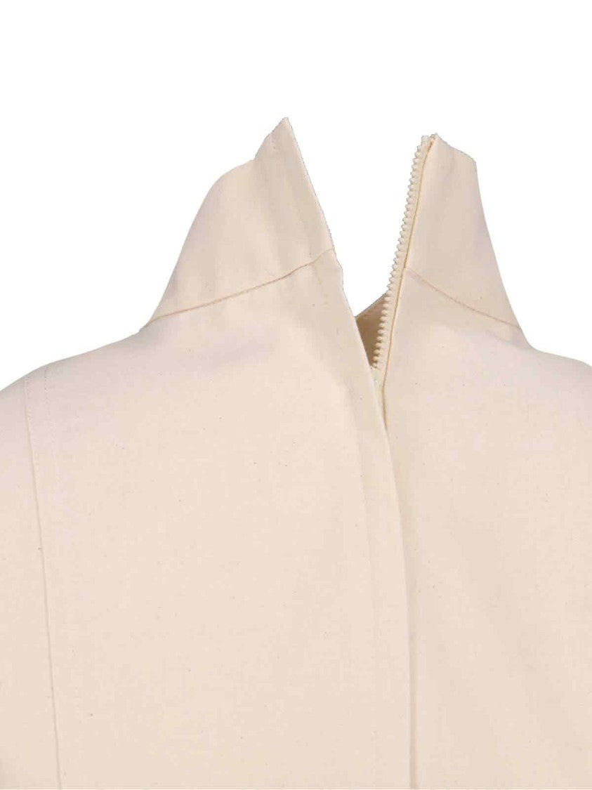 Moschino Cotton Gabardine Top – Cream