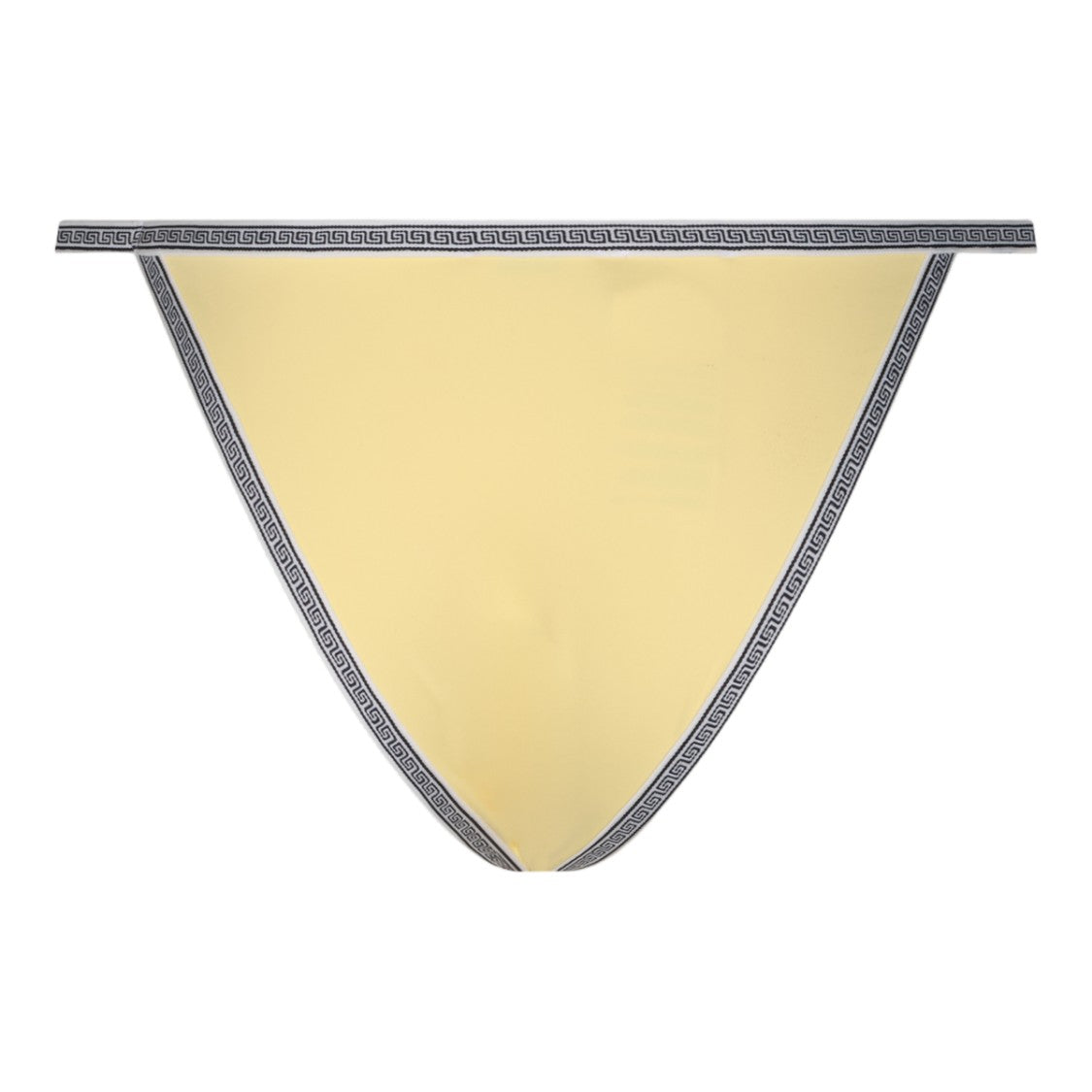 Versace Bikini Bottom With Greek Key Patterned Trim