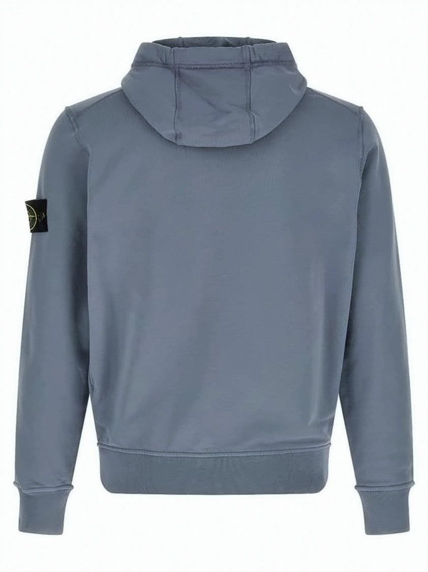 Stone Island Relaxed-Fit Blue Hoodie