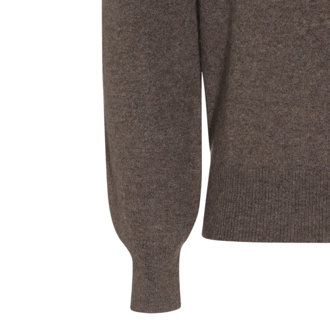 Malo Fine-Knit Crew Neck Sweater With Ribbed Details