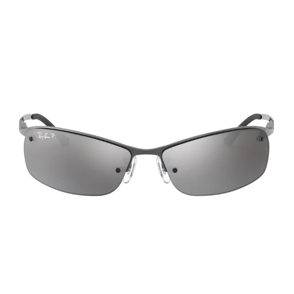 Ray Ban Gunmetal Rb3183 Metal Aviator Sunglasses