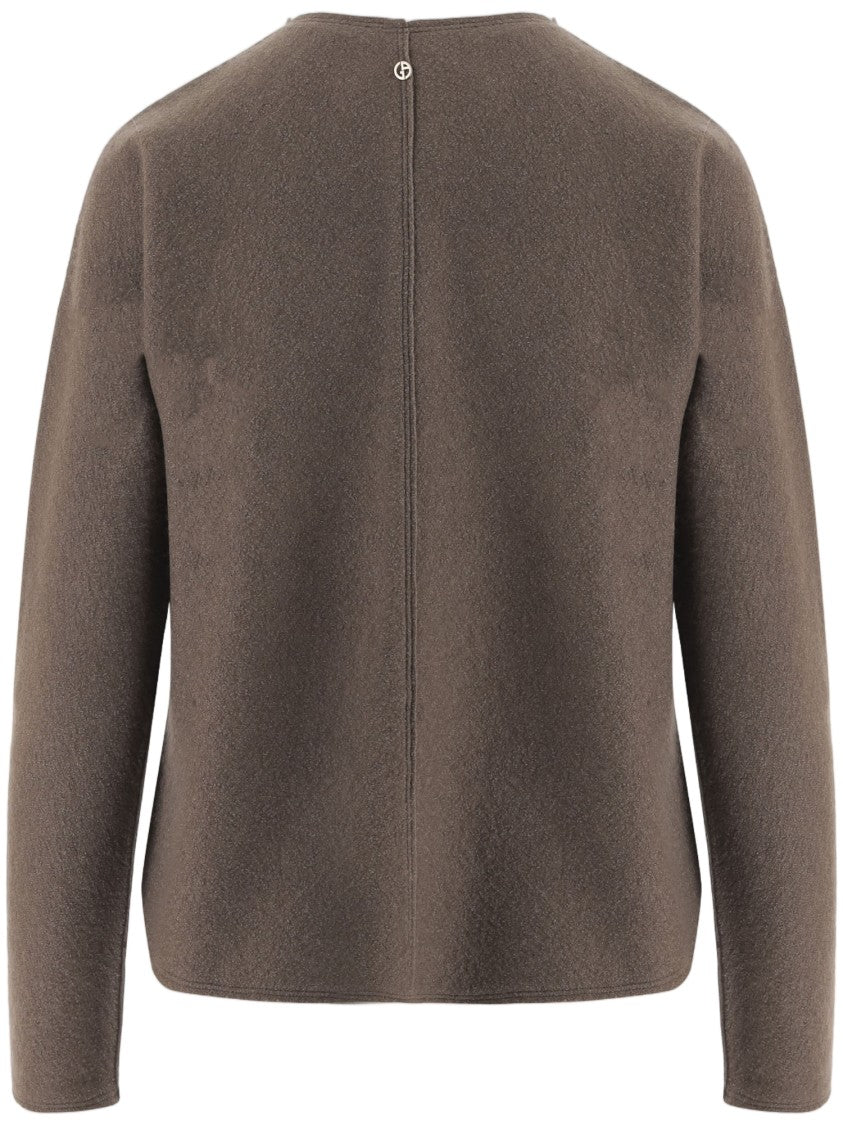 Giorgio Armani Silk And Cashmere Blend Sweater