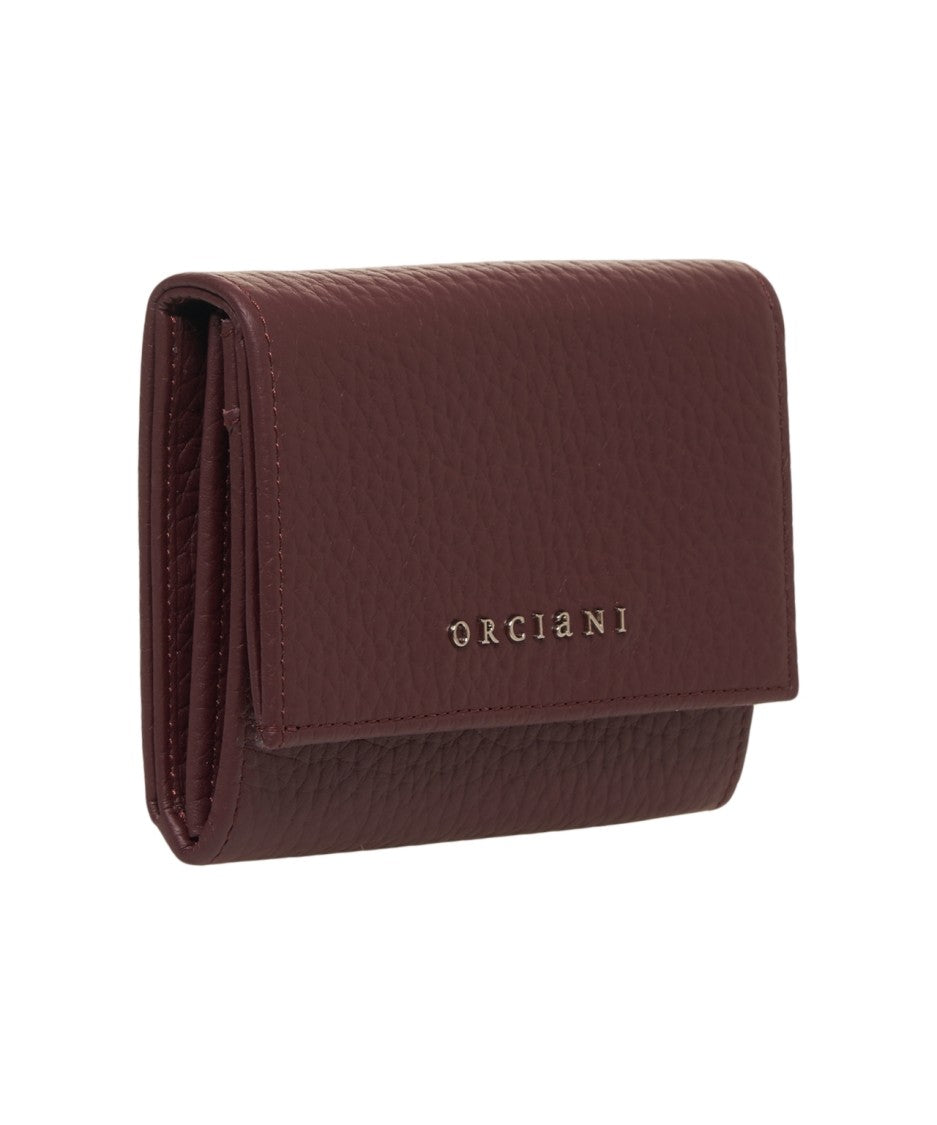 Orciani Hammered Leather Wallet