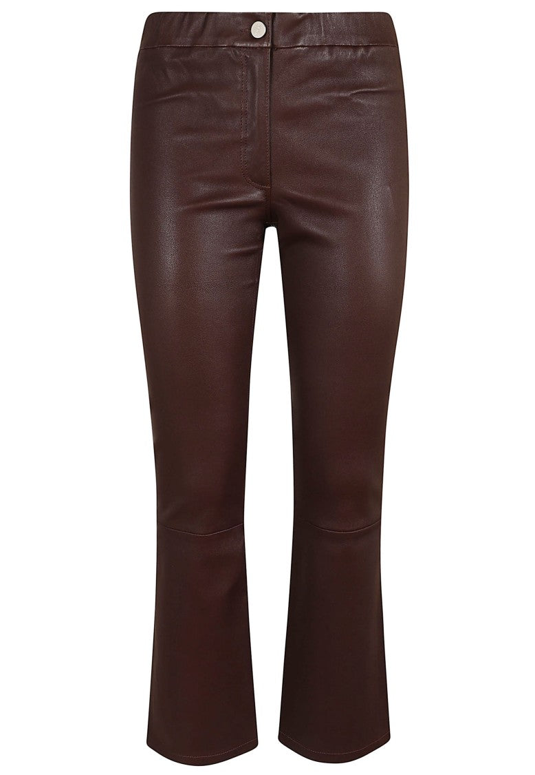Arma Ankle-Length Stretch Plongé Leather Trousers