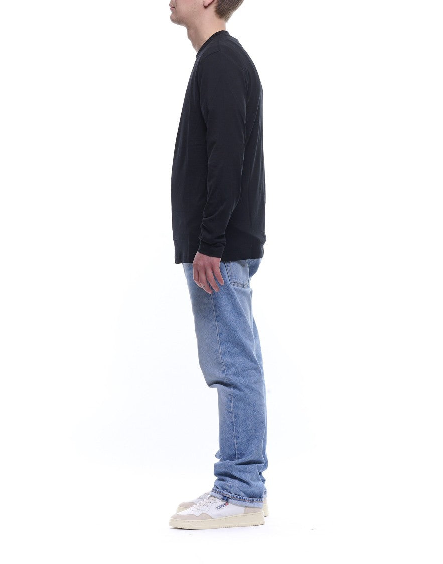 Albeni 1905 Men’S Fine Wool Long-Sleeve T-Shirt