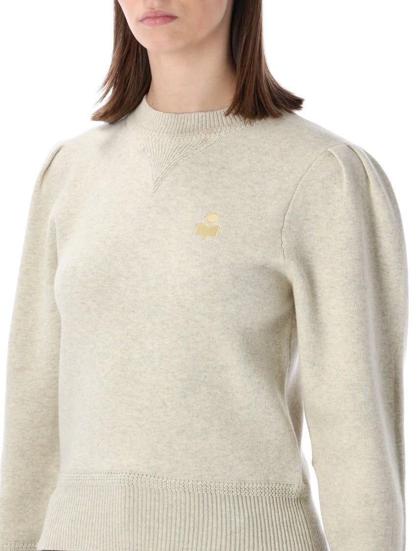 Isabel Marant Étoile Kelaya Wool-Blend Puff-Sleeve Sweater