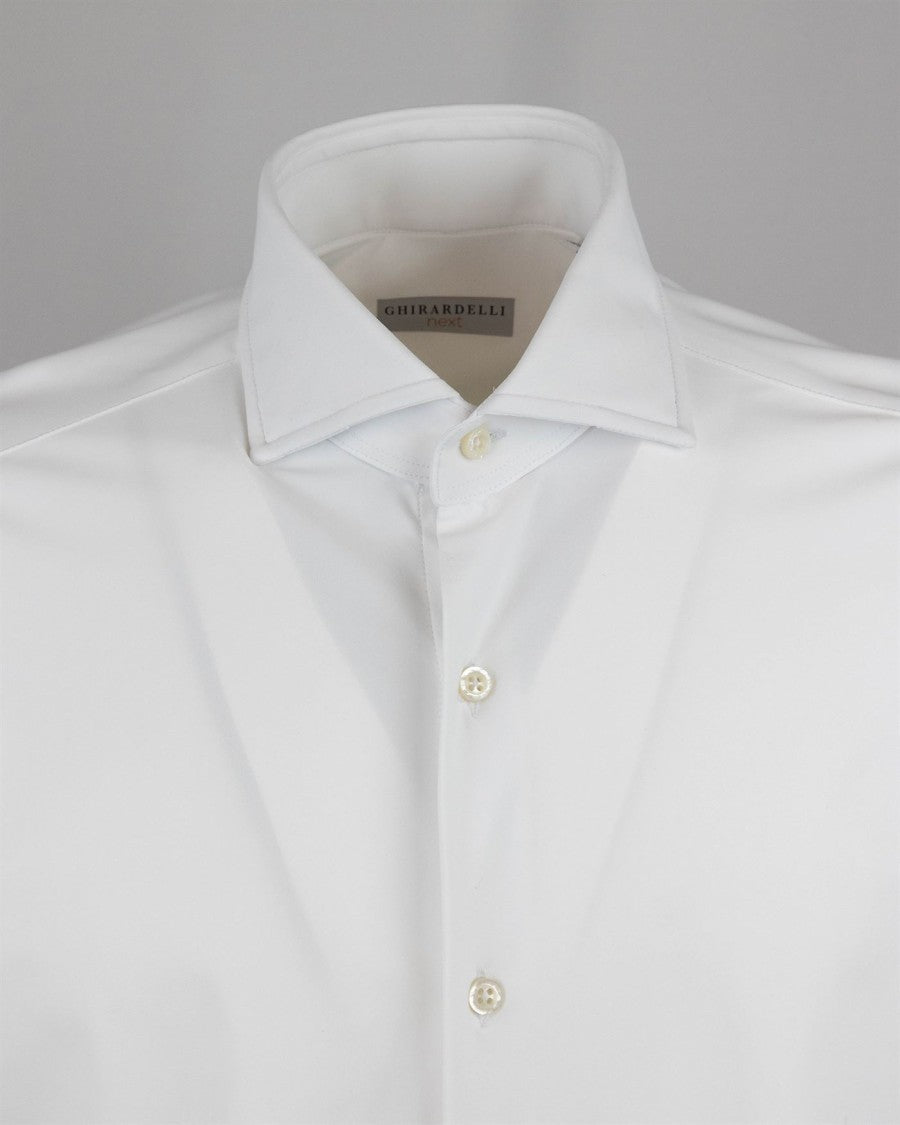 Ghirardelli White Stretch Classic Shirt
