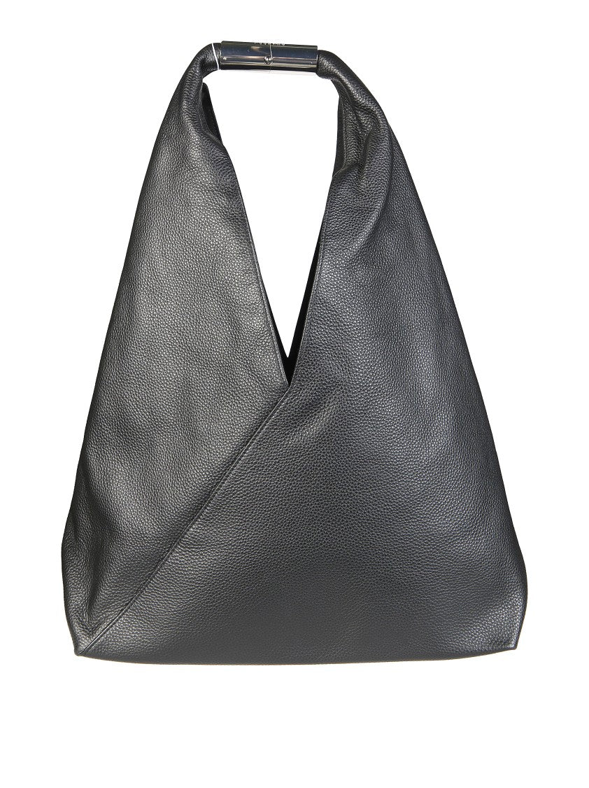 Mm6 By Maison Margiela Triangular Folded Wrapped Handle Handbag