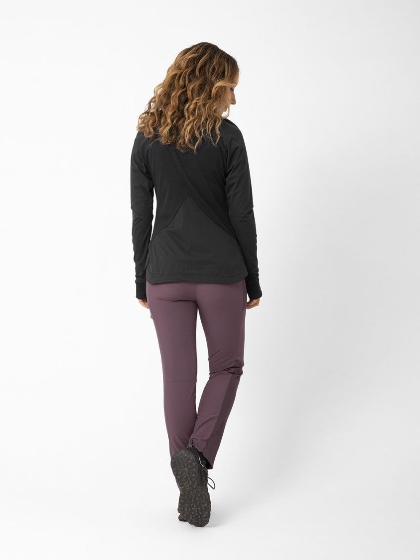 Lamunt Black Eliana Hybrid Wind Fitted Jacket
