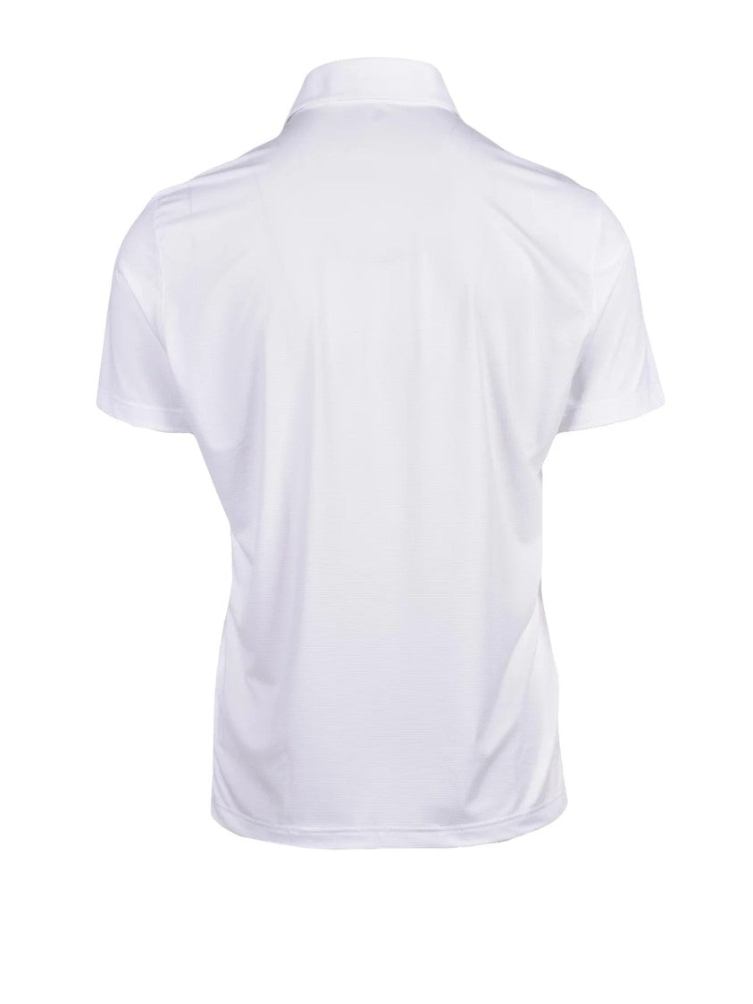 Ghirardelli Next White Polyamide-Blend Technical Polo Shirt