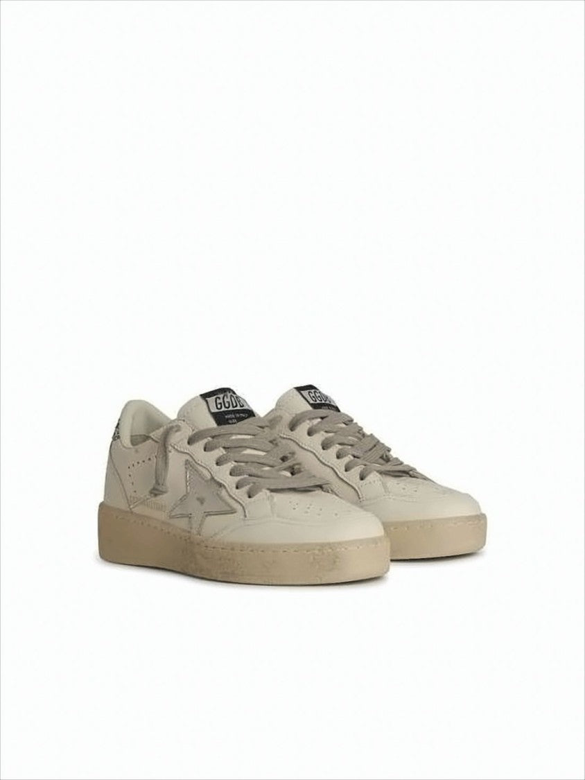Golden Goose Low-Top Sneakers With Metallic Star Detail