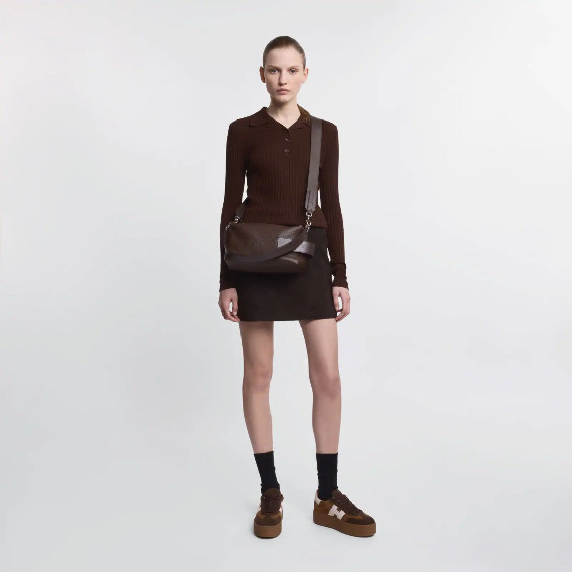 Hogan Script Piccolo Compact Shoulder Bag
