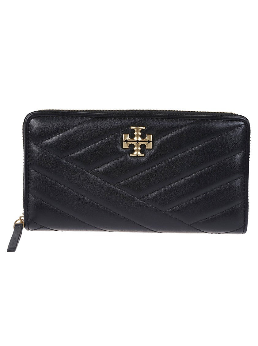 Tory Burch Kira Quilted Leather Zip-Around Wallet